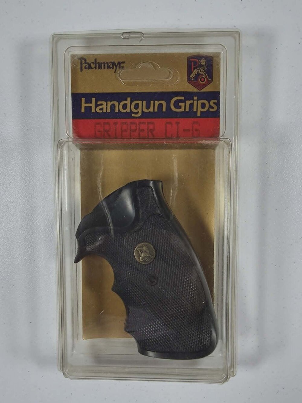 PACHMAYR HANDGUN GRIP CI-G COMBAT STYLE COLT REVOLVER I FRAME BLACK
